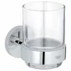 GROHE Glashalter Chrom, inkl. Glas