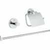 GROHE Badezimmer-Set Essentials Chrom, 3 in 1
