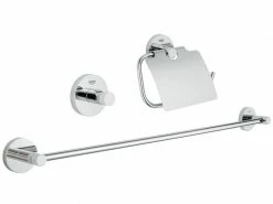 GROHE Badezimmer-Set Essentials Chrom, 3 in 1