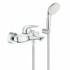 GROHE Badewannenarmatur Eurostyle, offener Griff, mit Brause