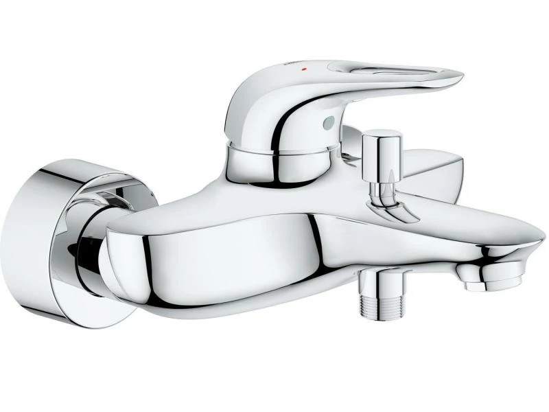 GROHE Badewannenarmatur Eurostyle 1/2", Chrom, offener Griff 1 GROHE Badewannenarmatur Eurostyle 1/2", Chrom, offener Griff