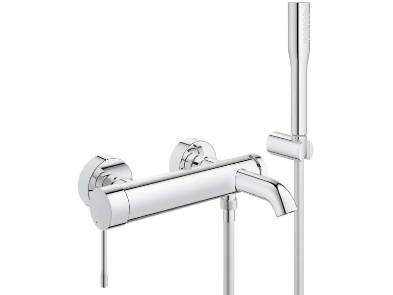 GROHE Badewannenarmatur Essence 1/2", Chrom, mit Handbrause 1 GROHE Badewannenarmatur Essence 1/2", Chrom, mit Handbrause