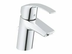 GROHE Lavaboarmatur Eurosmart S, Chrom, mit Zugstange/Mousseur