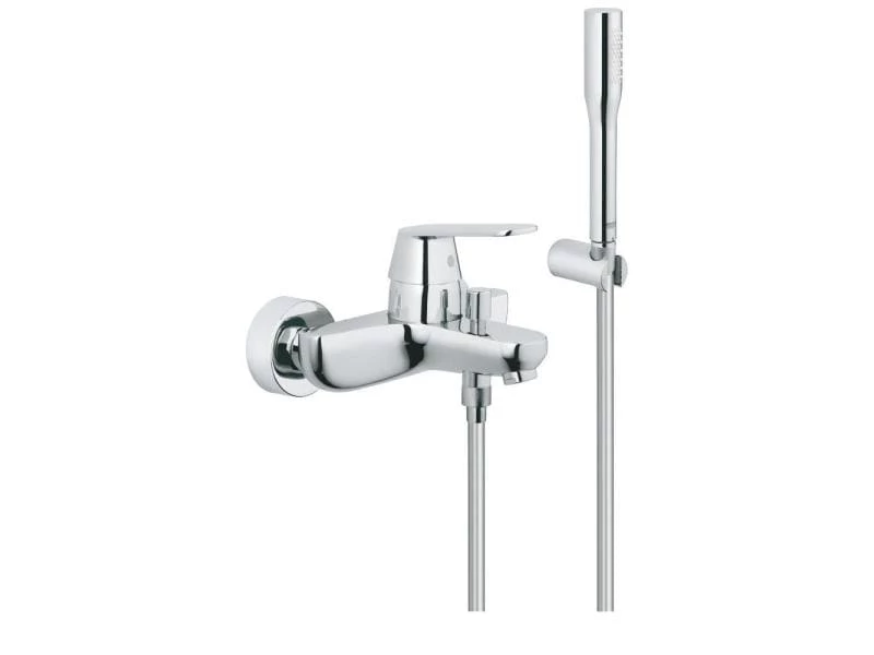 GROHE Badewannenarmatur Eurosmart Cosmopolitan 1/2", Chrom+Brause 1 GROHE Badewannenarmatur Eurosmart Cosmopolitan 1/2", Chrom+Brause