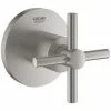 GROHE Ventiloberteil Atrio M24x1 Supersteel Kreuzgriff