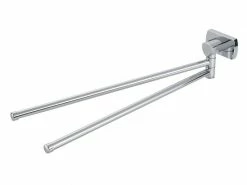 BIASCA Handtuchhalter 2-armig 42 cm, Chrom