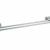 BIASCA Handtuchhalter Doppelstange 12.7 x 68 x 4 cm, Chrom