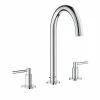 GROHE Lavaboarmatur Atrio 1/2", Chrom, Hebelgriffe