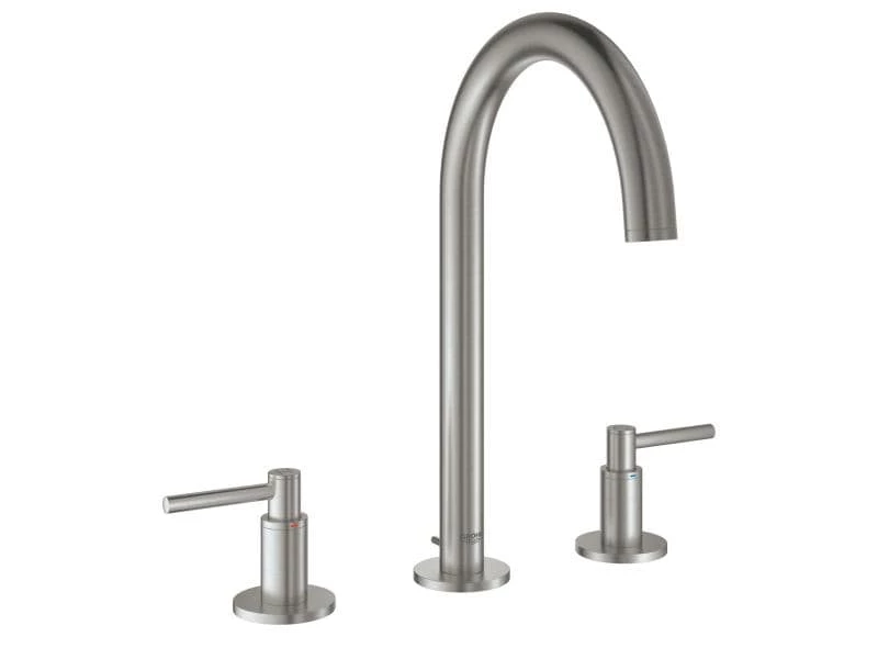 GROHE Lavaboarmatur Atrio 1/2", Steel, Hebelgriffe 1 GROHE Lavaboarmatur Atrio 1/2", Steel, Hebelgriffe
