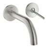 GROHE Lavaboarmatur Atrio 1/2", Steel, Wandmontage, Hebelgriff
