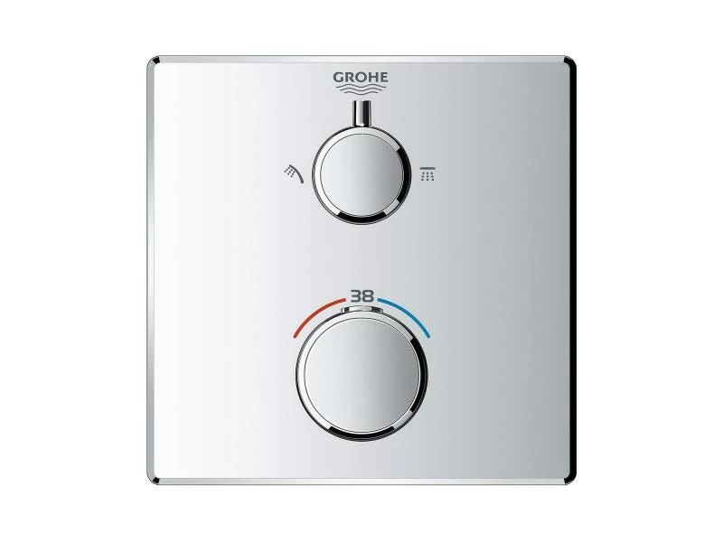 GROHE Duscharmatur Grohtherm 43 mm, Chrom 1 GROHE Duscharmatur Grohtherm 43 mm, Chrom