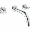 GROHE Lavaboarmatur Atrio 1/2", Chrom, Wandmontage, Hebelgriffe