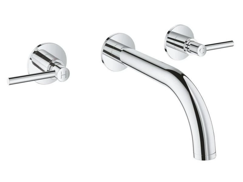 GROHE Lavaboarmatur Atrio 1/2", Chrom, Wandmontage, Hebelgriffe 1 GROHE Lavaboarmatur Atrio 1/2", Chrom, Wandmontage, Hebelgriffe