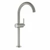 GROHE Lavaboarmatur Atrio XL-Size 1/2", Steel, Hebelgriff