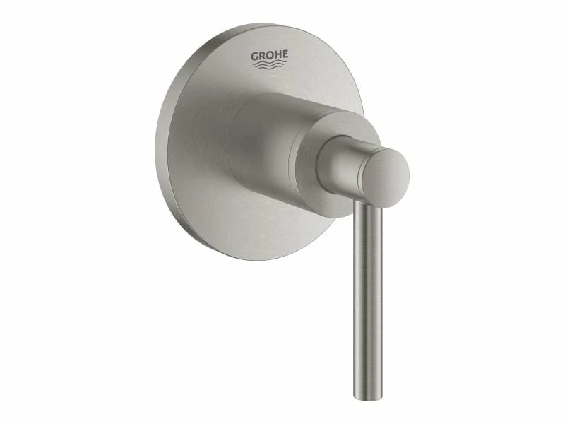 GROHE Ventiloberteil Atrio M24x1 Supersteel, Hebelgriff 1 GROHE Ventiloberteil Atrio M24x1 Supersteel, Hebelgriff