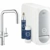 GROHE Küchenarmatur Blue Home U-Auslauf, Starter Kit, Chrom
