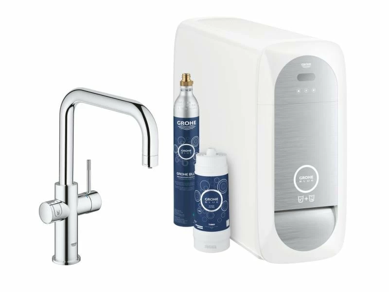 GROHE Küchenarmatur Blue Home U-Auslauf, Starter Kit, Chrom 1 GROHE Küchenarmatur Blue Home U-Auslauf, Starter Kit, Chrom