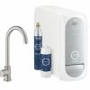 GROHE Küchenarmatur Blue Home Mono , Starter Kit, Supersteel