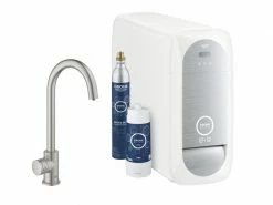 GROHE Küchenarmatur Blue Home Mono , Starter Kit, Supersteel