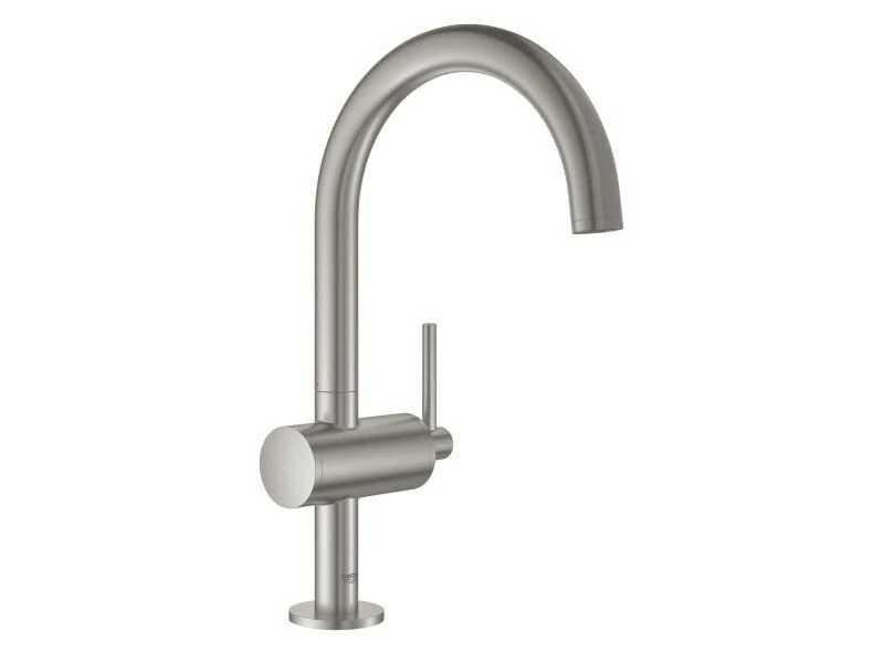 GROHE Lavaboarmatur Atrio L-Size 1/2", Steel, Hebelgriff 1 GROHE Lavaboarmatur Atrio L-Size 1/2", Steel, Hebelgriff