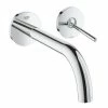 GROHE Lavaboarmatur Atrio Chrom, Wandmontage, Hebelgriff