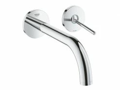 GROHE Lavaboarmatur Atrio Chrom, Wandmontage, Hebelgriff