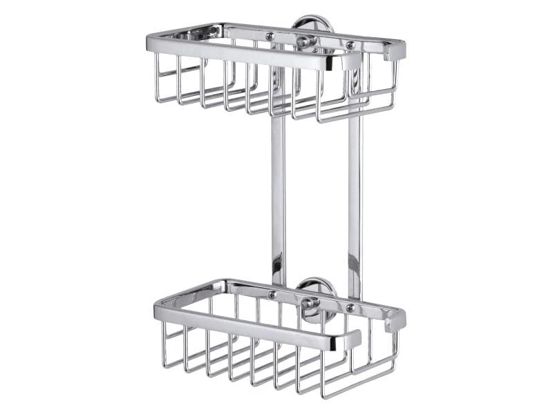 Tesa Bad-Utensilienhalter Aluxx Ablagekorb, zweistöckig 1 Tesa Bad-Utensilienhalter Aluxx Ablagekorb, zweistöckig