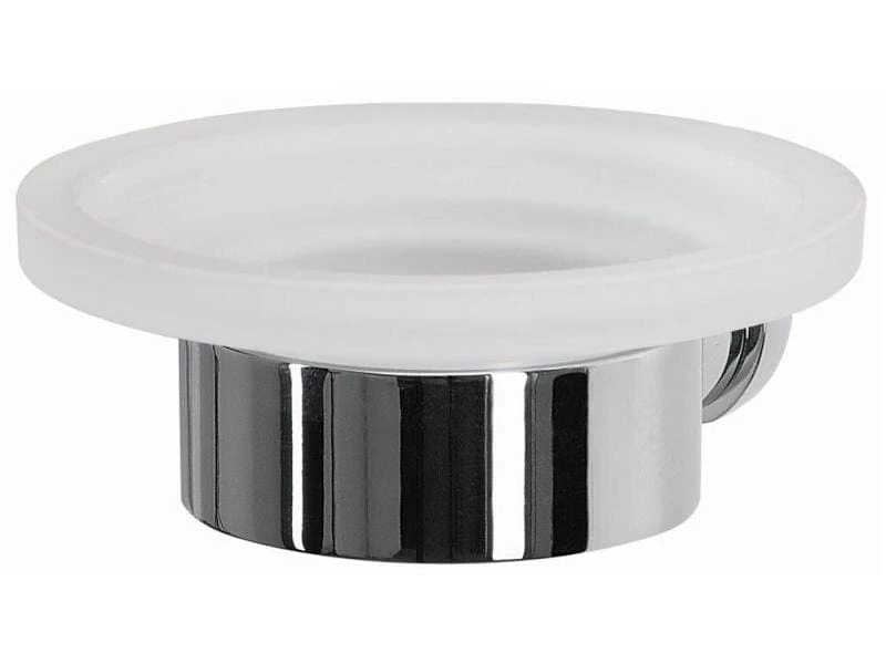 Spirella Seifenschale Milo Silber/Weiss 1 Spirella Seifenschale Milo Silber/Weiss