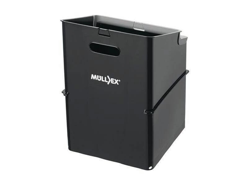 Müllex 35 l Behälter, Klappe, Lagerzapfen 1 Müllex 35 l Behälter, Klappe, Lagerzapfen