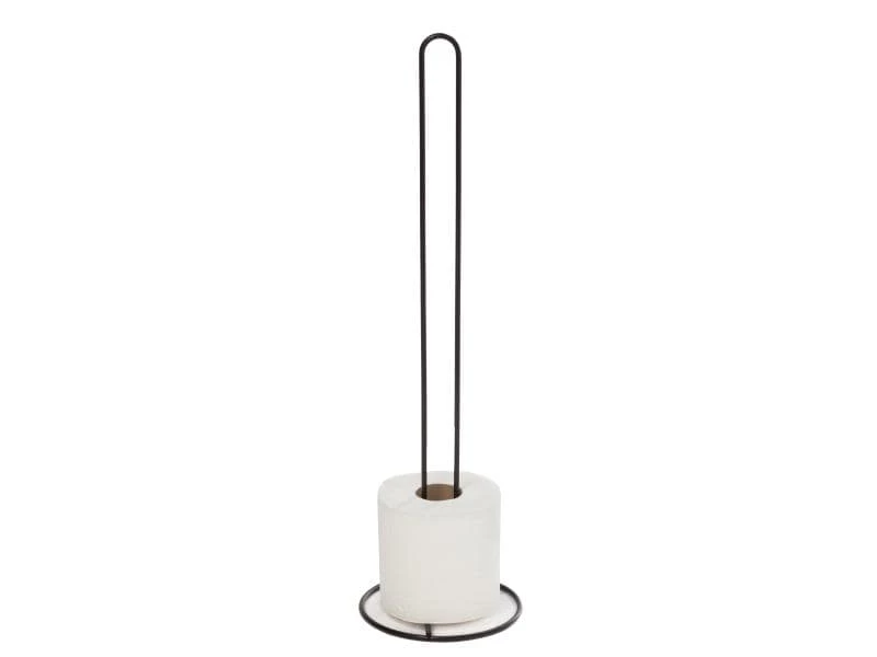 Spirella Toilettenpapierhalter STOCK Schwarz 1 Spirella Toilettenpapierhalter STOCK Schwarz