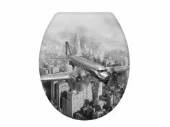 Wenko Toilettensitz Old-Time Plane
