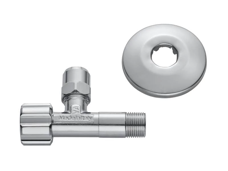 Mateu Regulierventil 3/8", Chrom, kurz 1 Mateu Regulierventil 3/8", Chrom, kurz