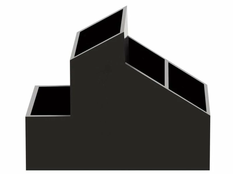 Spirella Bad-Utensilienhalter SKYLINE Storage 13 cm Schwarz 1 Spirella Bad-Utensilienhalter SKYLINE Storage 13 cm Schwarz