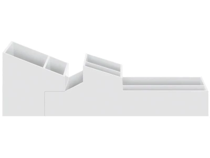 Spirella Bad-Utensilienhalter SKYLINE Storage 30.7 cm Weiss 1 Spirella Bad-Utensilienhalter SKYLINE Storage 30.7 cm Weiss