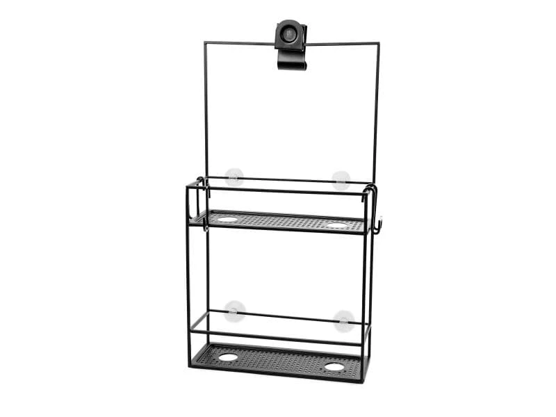 Umbra Bad-Utensilienhalter Cubiko Schwarz, Stahl 1 Umbra Bad-Utensilienhalter Cubiko Schwarz, Stahl