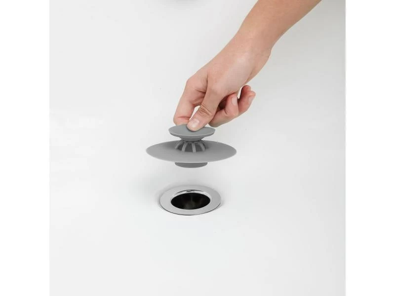 Umbra Waschbeckenstöpsel Flex Grau 5 Umbra Waschbeckenstöpsel Flex Grau – Bild 5