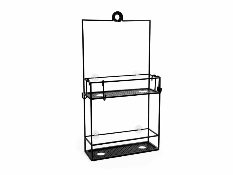 Umbra Bad-Utensilienhalter Cubiko Schwarz, Stahl 4 Umbra Bad-Utensilienhalter Cubiko Schwarz, Stahl – Bild 4