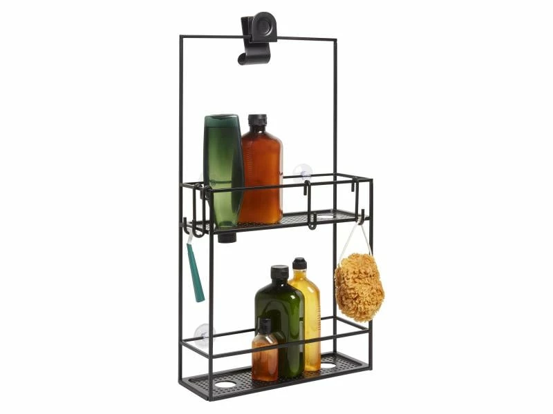 Umbra Bad-Utensilienhalter Cubiko Schwarz, Stahl 2 Umbra Bad-Utensilienhalter Cubiko Schwarz, Stahl – Bild 2