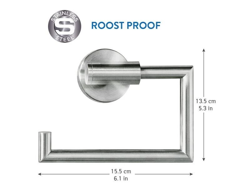 Tatkraft Toilettenpapierhalter Hold Silber 6 Tatkraft Toilettenpapierhalter Hold Silber – Bild 6